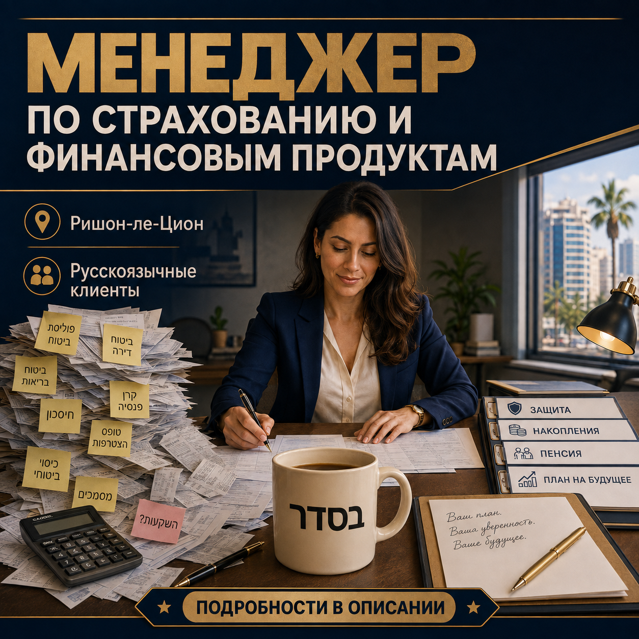 Менеджер по страхованию и финансовым продуктам