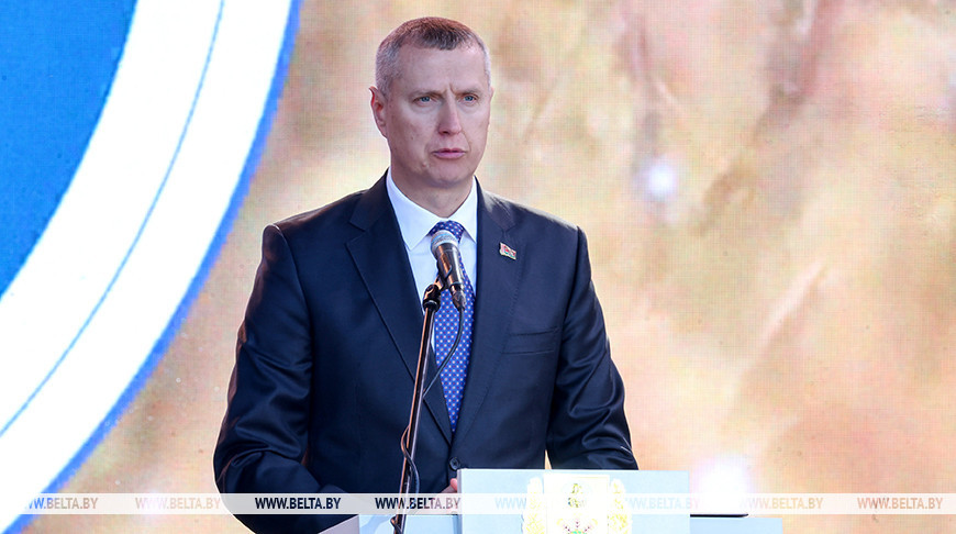 Крутой на "Дажынках" в Шклове рассказал про успехи Могилевской области