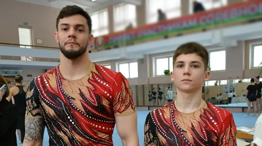 Белорусы Фоменков и Халимончик стали третьими в паре на ЧМ по спортивной акробатике