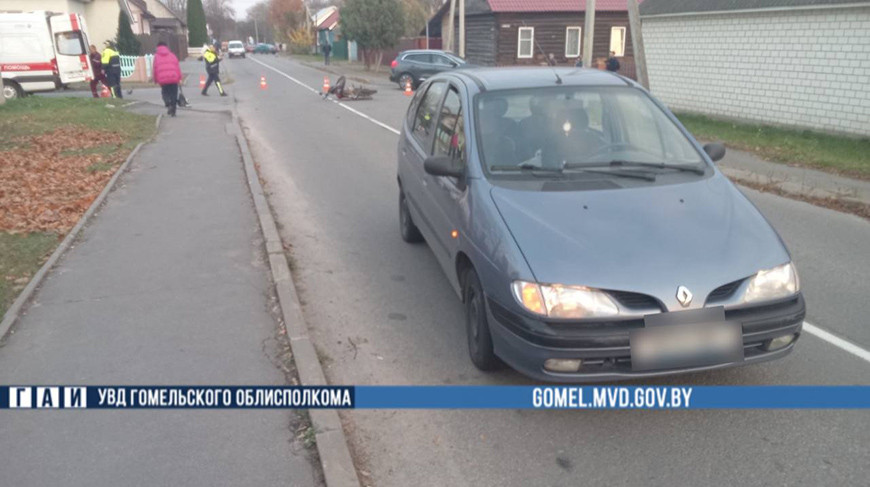 В Рогачеве 16-летний мотоциклист пострадал в ДТП с легковушкой